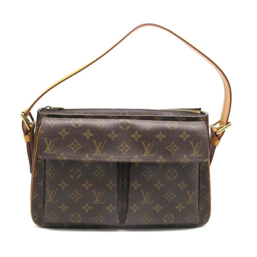 Louis Vuitton Viva Cite GM Monogram Shoulder Bag PVC Leather